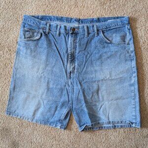 Wrangler Men’s Relaxed Fit Denim Jean Shorts 44 Blue Casual 5-Pocket Cotton